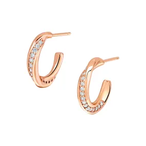 Pansie Wave Hoops