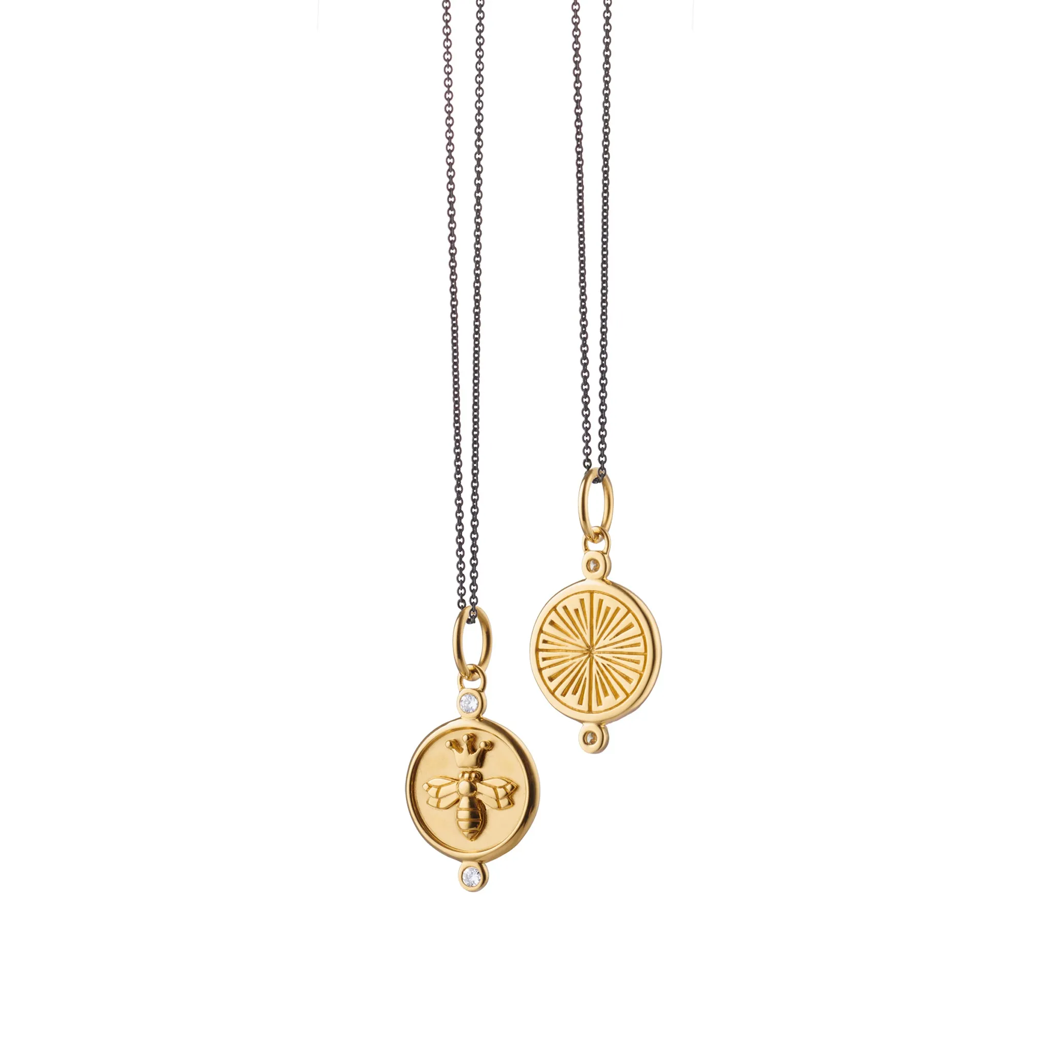 "Queen Bee" Charm with Diamonds