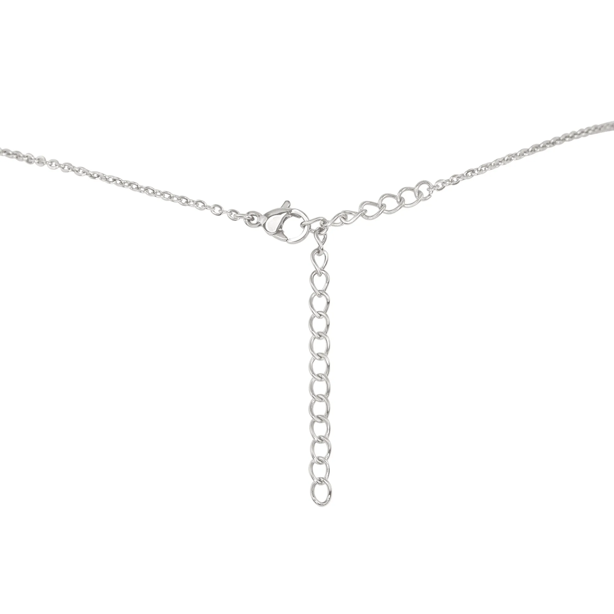 Sparkling Orange Carnelian Faceted Bead Bar Necklace